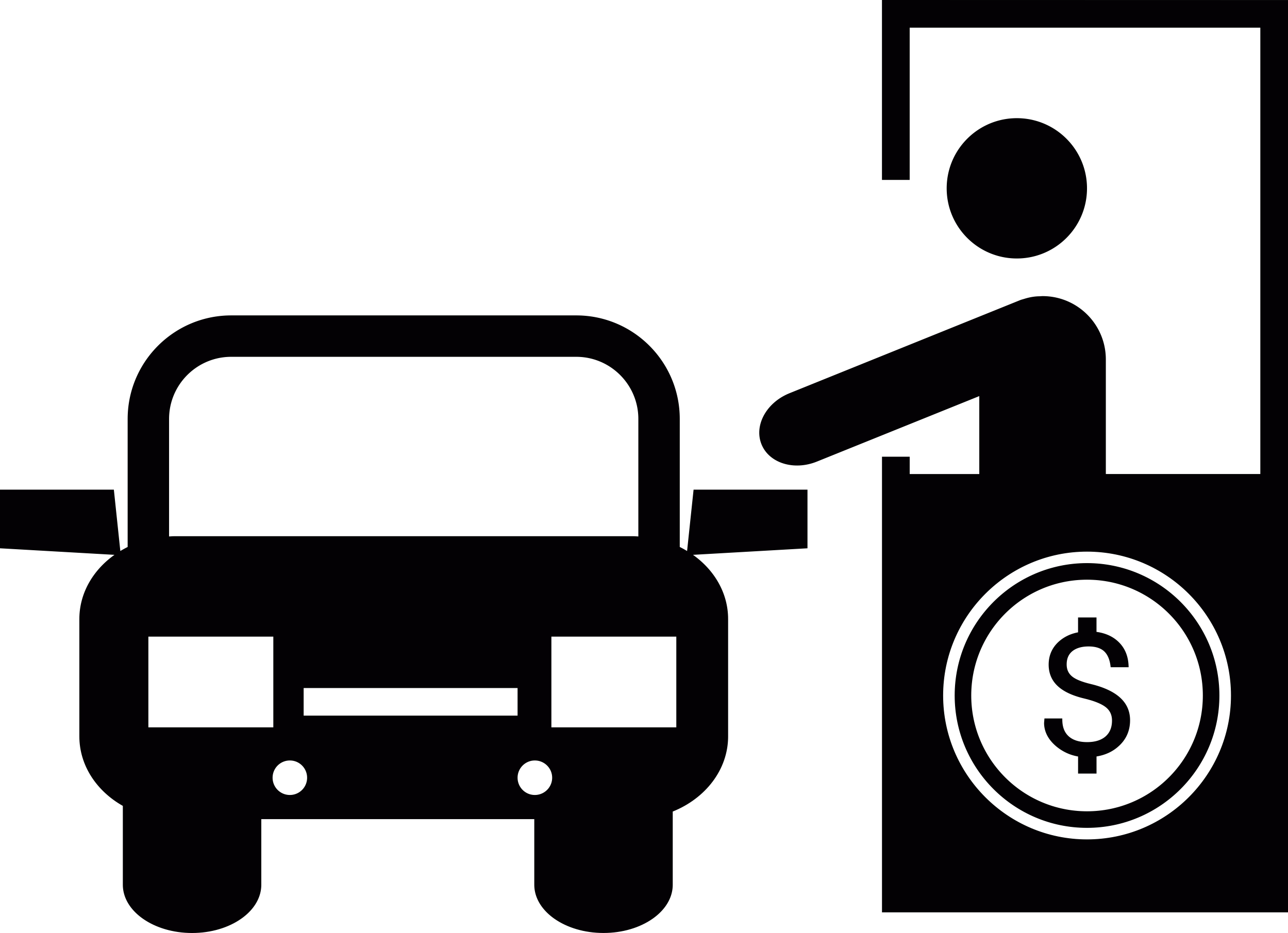 Payment Booth And Vehicle Sticker Outline Svg File Free Vectors